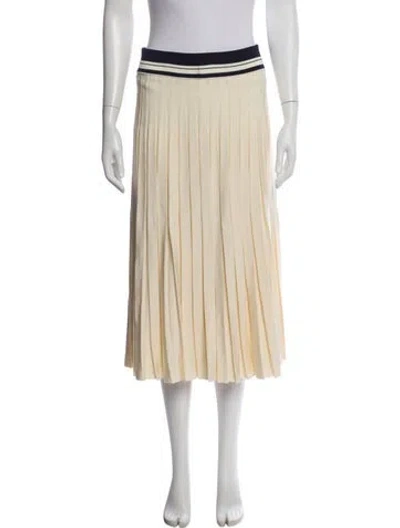 Pre-owned Tory Burch Striped Midi Length Skirt