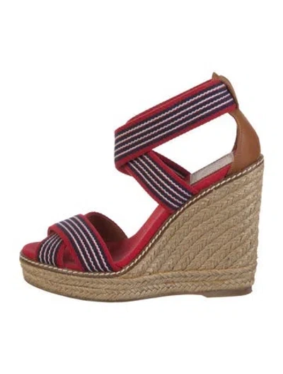 Pre-owned Tory Burch Striped Pumps