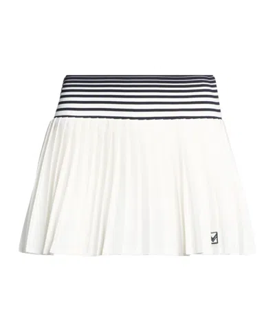 Tory Burch Striped Waist Skirt In Multi