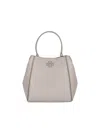 Tory Burch Structured Beige Handbag With Top Handle In Neutral