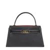 Tory Burch Petite Lee Radziwill Leather Top Handle Bag