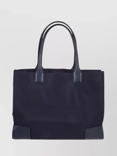 Tory Burch Structured Silhouette Tote With Contrast Trim