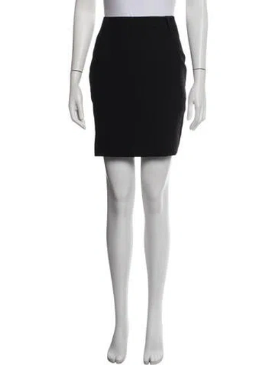 Pre-owned Tory Burch Studded Accents Mini Skirt In Black