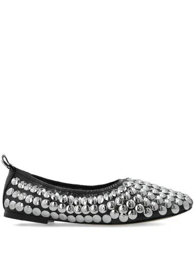 Tory Burch Studded Ballet In Black
