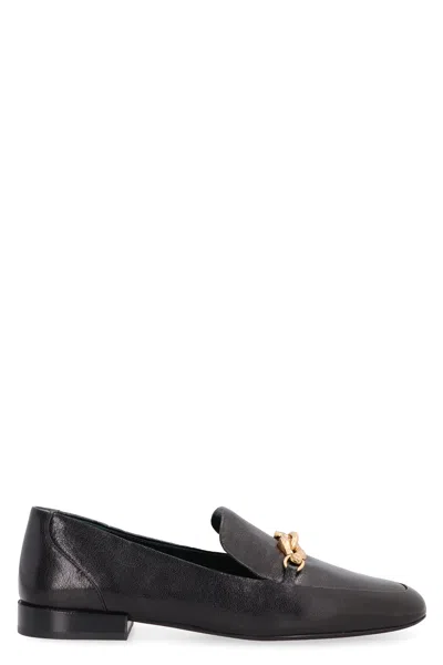 Tory Burch Stylish Black Leather Loafers For Women