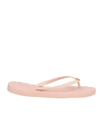 Tory Burch Stylish Shiny Mules In Pattern