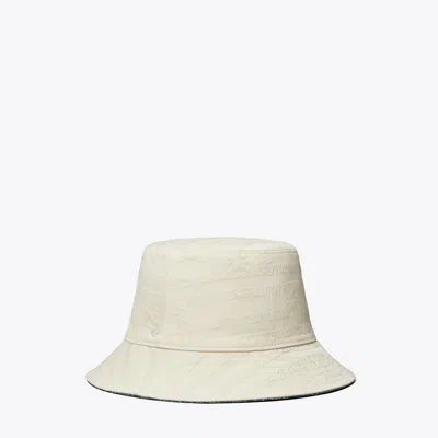 Tory Burch Sublime Bucket Hat In White