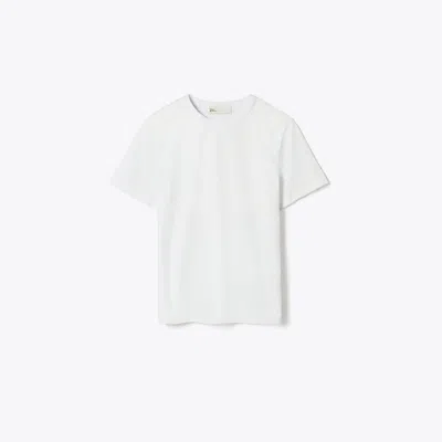 Tory Burch Sublime Cotton T-shirt In White