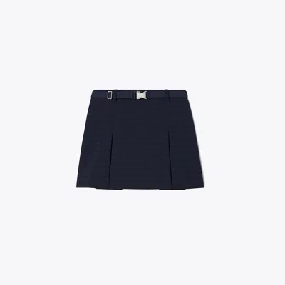 Tory Burch Sublime Jacquard Skirt In Blue