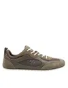 Tory Burch Suede And Mesh Sneakers In Green