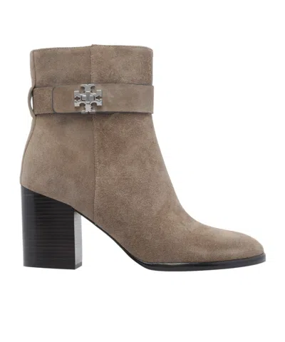 Tory Burch Suede Ankle Boots In Brown