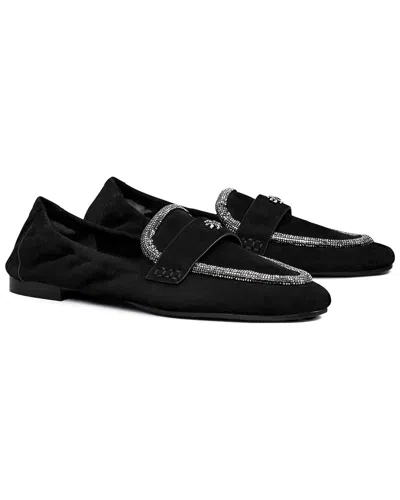 Tory Burch Suede Ballet Loafer In Black