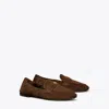 Tory Burch Suede Ballet Loafer In Coco