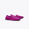 Tory Burch Suede Ballet Loafer In Pink