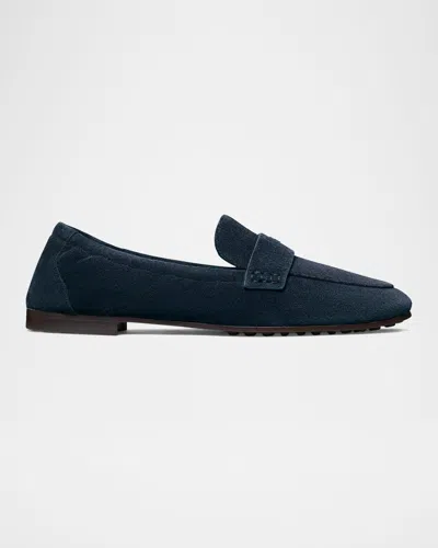 TORY BURCH SUEDE BALLET LOAFERS