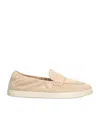 Tory Burch Slip-on Shoes With Suede Upper And Rubber Sole