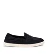 Tory Burch Sporty Suede Slip-on Loafers In Blue