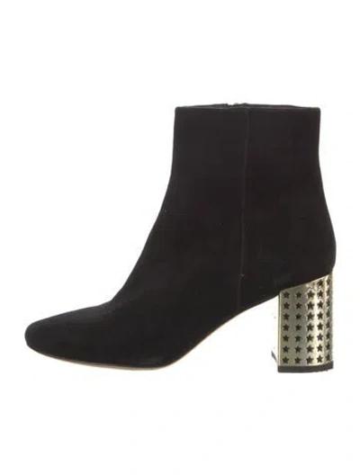 Pre-owned Tory Burch Suede Boots In Black