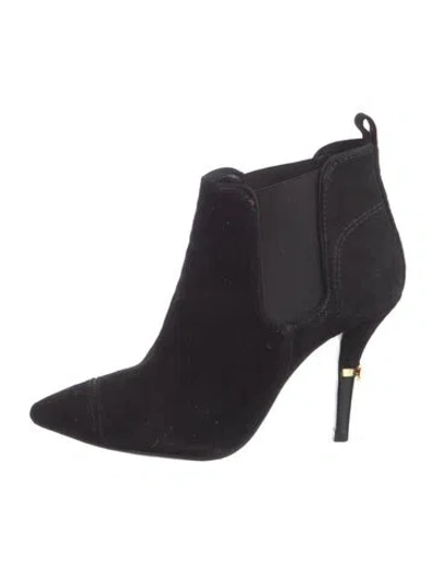 Pre-owned Tory Burch Suede Chelsea Boots In Multi