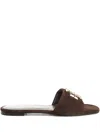 Tory Burch Eleanor Slide Scarpe Basse Brown