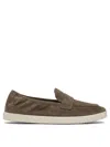Tory Burch Brown Loafers With Logo Plaque On The Front And Slip-on Design