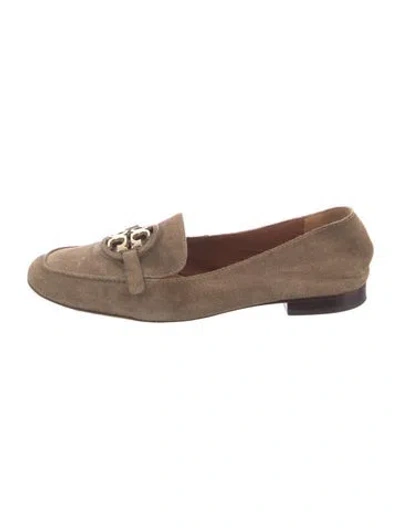 Pre-owned Tory Burch Suede Loafers In Multi