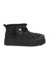 Tory Burch Mellow Studded Platform Ankle Boots In Black