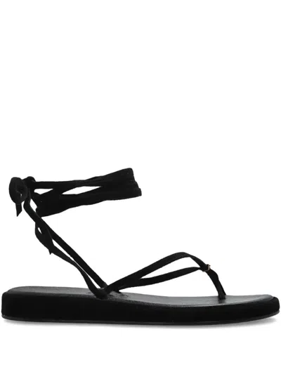 TORY BURCH SANDALEN AUS WILDLEDER