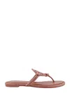 Tory Burch Miller Crystal-embellished Flip Flops In Pink
