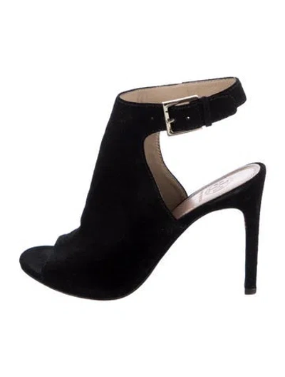 Pre-owned Tory Burch Suede Slingback Pumps In Multi