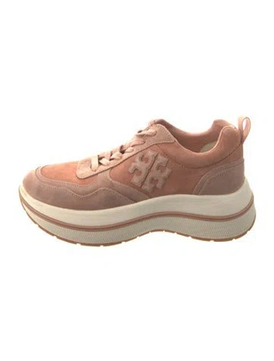 Pre-owned Tory Burch Suede Sneakers In Multi