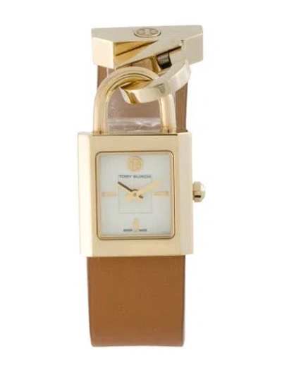 Pre-owned Tory Burch Surrey Watch In Multi