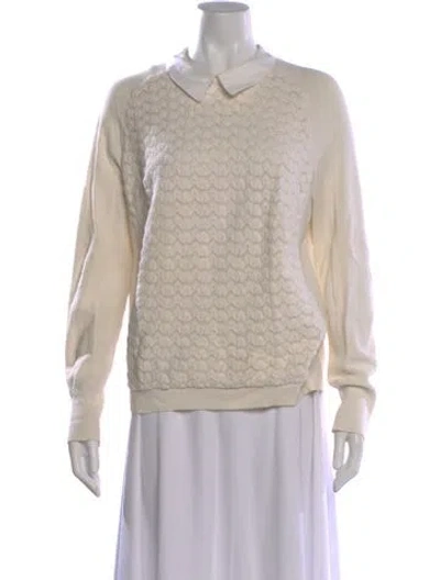 Pre-owned Tory Burch Sweater In Neutral