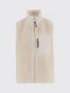 Tory Burch Color Block Highpile Vest In White