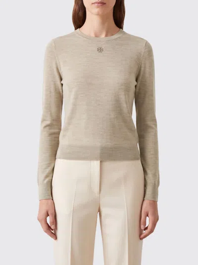 Tory Burch Sweater Woman Color Beige In Neutral