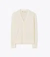Tory Burch V-neck Button-up Cardigan In 104