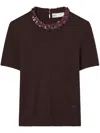 Tory Burch Sweaters In Burgundy