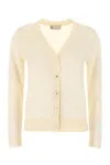 Tory Burch Simone Cardigan In White