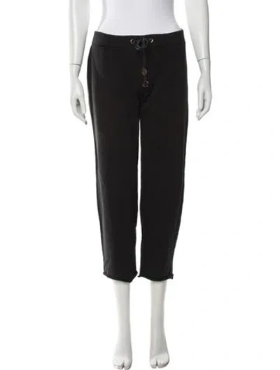 Pre-owned Tory Burch Sweatpants In Black