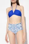 Tory Burch Women's Printed Mid-rise Bikini Bottom In Multicolour