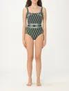 TORY BURCH SWIMSUIT TORY BURCH WOMAN COLOR GREEN,F57335012