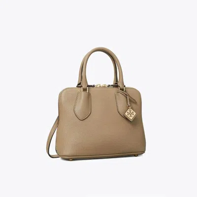 Tory Burch Mini Swing Leather Satchel In Neutrals