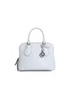 TORY BURCH SWING MINI BAG IN LIGHT BLUE LEATHER