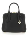 Tory Burch Swing Mini Trunk Bag In Black