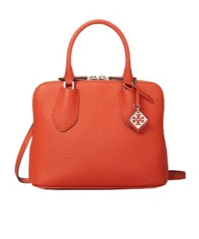 Tory Burch Swing Zip-up Mini Crossbody Bag In Red