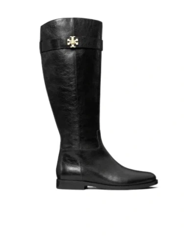 Tory Burch T-button Knight Boots In Black