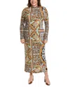 Tory Burch T Garden Maxi Dress In Brown