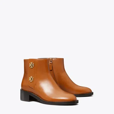 Tory Burch T Lock Ankle Boot In Sierra Cognac