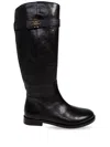 TORY BURCH TORY BURCH T LOCK LEATHER RIDING BOOTS