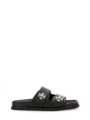 Tory Burch Sporty Slider Sandal With Swivel Details In Black